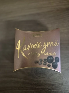 Kávové zrná v horkej čokoláde 150g
